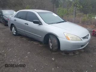 2003 Honda Accord LX z VIN 1HGCM55373A003009, wystawiony jako IAAI lot #41556110 z przebiegiem 400 263 mil mil oraz . Historia ofert i sprzedaży dostępna na DreamBid. Obrazek 1.
