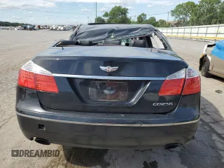 2010 Hyundai Genesis with VIN KMHGC4DE8AU108665, listed as a Copart auction lot 56487034 with 191,000 mi miles and Salvage Title. Bid and sale history available at carsss.com. Image 6.
