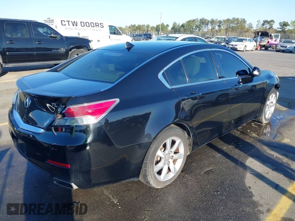 2012 Acura TL Tech Auto with VIN 19UUA8F5XCA007182, listed as a IAAI auction lot 41877378 with 196,455 mi miles. Bid and sale history available at carsss.com. Image 4.