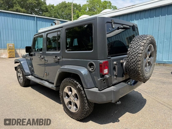 2016 Jeep Wrangler Unlimited Sahara with VIN 1C4BJWEG9GL169490, listed as a Copart auction lot 61507025 with 198,602 mi miles and Clean title. Bid and sale history available at DreamBid. Image 3.