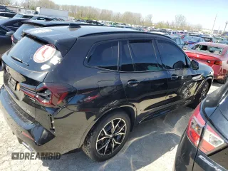 2022 BMW X3 xDrive30i with VIN 5UX53DP06N9M96658, listed as a Copart auction lot 48069574 with Not Provided miles and Salvage Title. Bid and sale history available at DreamBid. Image 3.