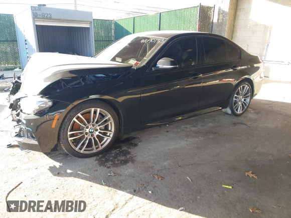 2017 BMW 3 Series 340i xDrive with VIN WBA8B7C36HA189994, listed as a IAAI auction lot 41090133 with 107,374 mi miles. Bid and sale history available at carsss.com. Image 18.