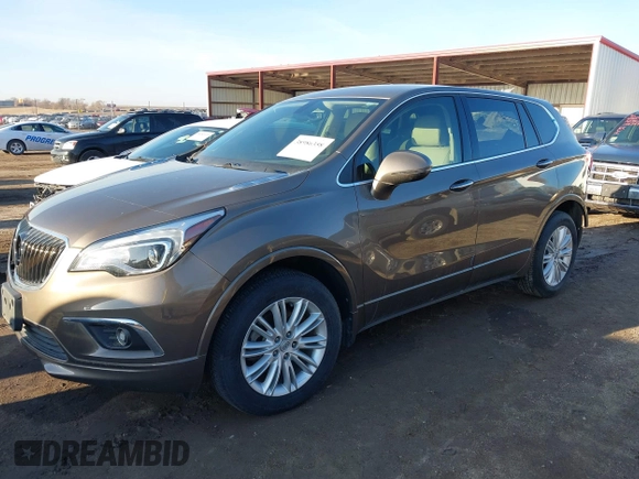 2017 Buick Envision Preferred with VIN LRBFXCSA8HD102999, listed as a IAAI auction lot 38986358 with 58,900 mi miles and . Bid and sale history available at carsss.com. Image 17.
