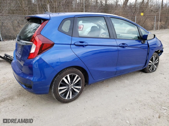 2018 Honda Fit EX-L with VIN 3HGGK5H93JM705870, listed as a Copart auction lot 44578294 with 52,332 mi miles. Bid and sale history available at carsss.com. Image 3.
