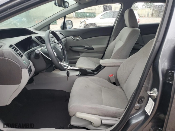 2012 Honda Civic Sdn LX with VIN 2HGFB2F50CH316910, listed as a Copart auction lot 49184325 with 163,698 mi miles and Salvage Title. Bid and sale history available at carsss.com. Image 7.