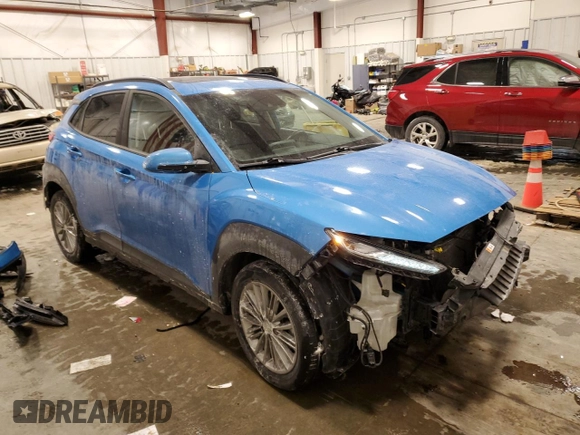 2020 Hyundai Kona SEL Plus with VIN KM8K6CAA0LU513144, listed as a Copart auction lot 45792685 with 32,102 mi miles and Non Repairable. Bid and sale history available at DreamBid. Image 4.