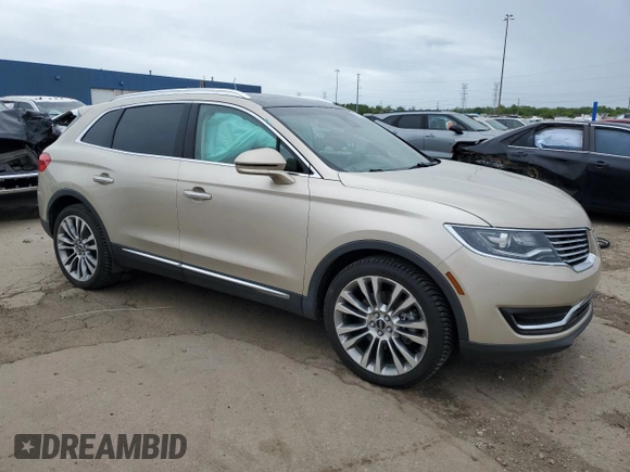 2017 Lincoln MKX Reserve with VIN 2LMPJ8LR3HBL53699, listed as a Copart auction lot 57590685 with 70,241 mi miles and Clean title. Bid and sale history available at DreamBid. Image 4.