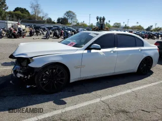 2015 BMW 7 Series 750Li with VIN WBAYE8C51FD781765, listed as a Copart auction lot 48091623 with Not Provided miles. Bid and sale history available at carsss.com. Image 1.