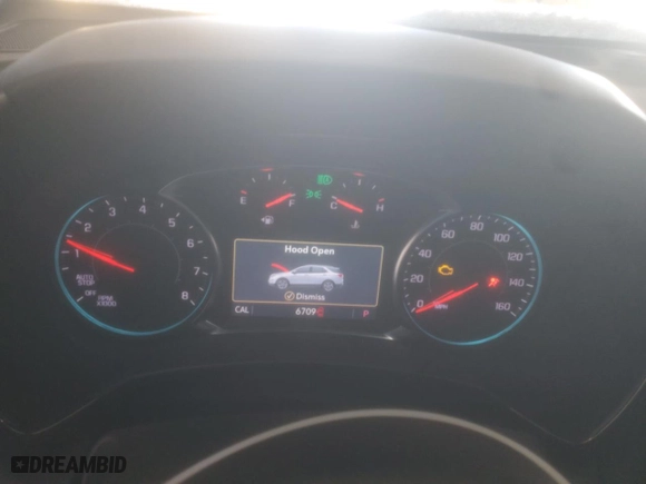 2024 Chevrolet Equinox RS with VIN 3GNAXMEG7RS117231, listed as a Copart auction lot 45283535 with 6,709 mi miles and Salvage Title. Bid and sale history available at carsss.com. Image 9.