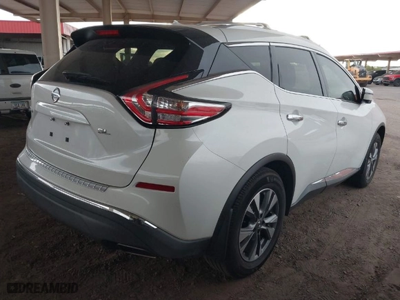 2016 Nissan Murano S with VIN 5N1AZ2MG7GN135661, listed as a IAAI auction lot 41886263 with 96,105 mi miles. Bid and sale history available at carsss.com. Image 4.