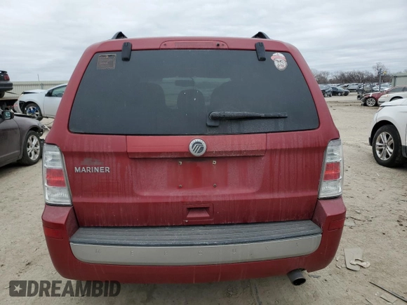 2010 Mercury Mariner with VIN 4M2CN8B75AKJ27950, listed as a Copart auction lot 44374895 with 173,236 mi miles and Salvage title. Bid and sale history available at DreamBid. Image 6.