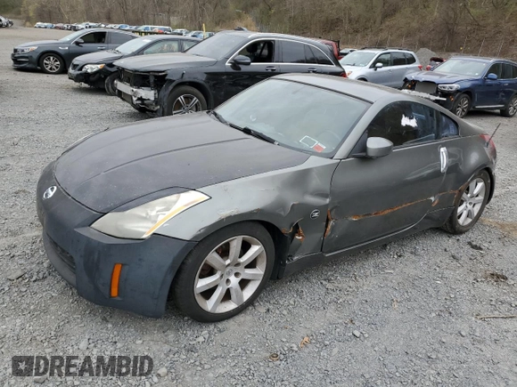 2003 Nissan 350Z Enthusiast with VIN JN1AZ34D93T100919, listed as a Copart auction lot 53083435 with 183,435 mi miles and Clean Title. Bid and sale history available at carsss.com. Image 1.