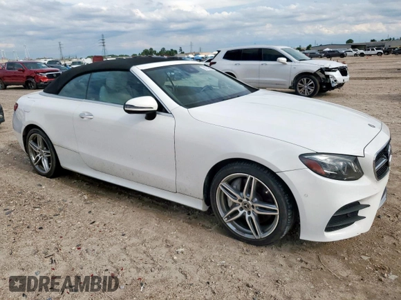 2018 Mercedes-Benz E 400 z VIN WDD1K6FB5JF047930, wystawiony jako Copart lot #58752805 z przebiegiem 31 156 mil mil oraz Czysty tytuł • Clean title. Historia ofert i sprzedaży dostępna na DreamBid. Obrazek 4.