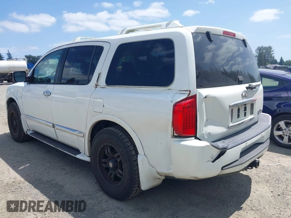 2005 Infiniti QX56 z VIN 5N3AA08C25N800604, wystawiony jako IAAI lot #42495962 z przebiegiem 266 669 mil mil oraz . Historia ofert i sprzedaży dostępna na DreamBid. Obrazek 6.