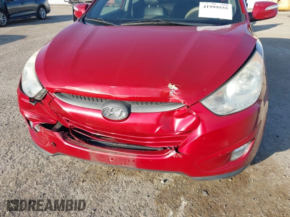 2013 Hyundai Tucson GLS with VIN KM8JU3AC6DU763590, listed as a IAAI auction lot 41999555 with 149,960 mi miles. Bid and sale history available at carsss.com. Image 6.