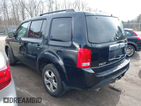 2013 Honda Pilot EX-L with VIN 5FNYF4H54DB062601, listed as a IAAI auction lot 41833449 with 210,766 mi miles. Bid and sale history available at carsss.com. Image 3.