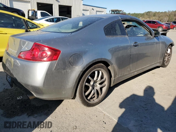 2006 Infiniti G35 Coupe with VIN JNKCV54E16M722398, listed as a Copart auction lot 82439294 with 0 mi miles and Salvage Title. Bid and sale history available at carsss.com. Image 3.