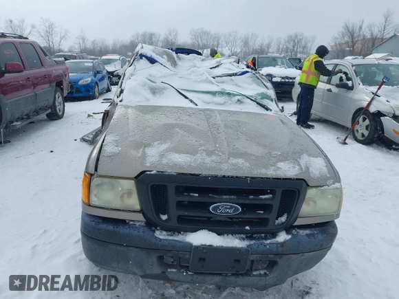 2004 Ford Ranger XL Fleet with VIN 1FTYR10E54PA75574, listed as a IAAI auction lot 41628155 with 94,592 mi miles. Bid and sale history available at carsss.com. Image 12.