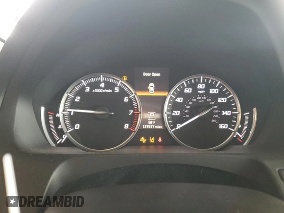 2015 Acura TLX Technology with VIN 19UUB3F56FA006082, listed as a Copart auction lot 59322845 with 127,577 mi miles and Salvage title. Bid and sale history available at DreamBid. Image 9.