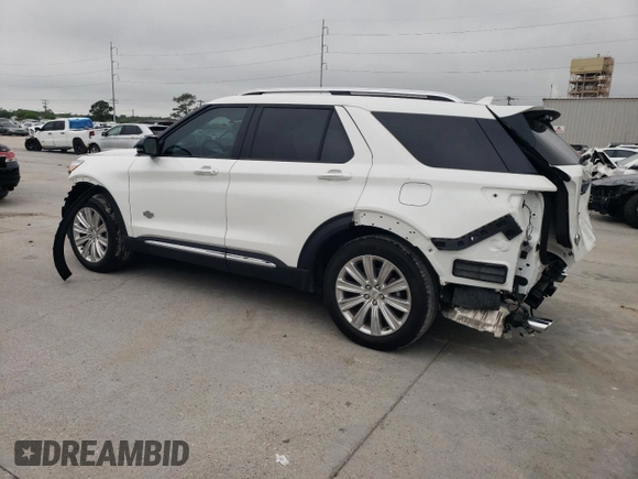2023 Ford Explorer King Ranch with VIN 1FM5K7LC1PGB48735, listed as a Copart auction lot 50936445 with 8,265 mi miles and Salvage Title. Bid and sale history available at carsss.com. Image 2.