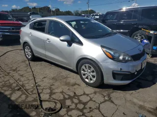 2017 Kia Rio LX with VIN KNADM4A37H6010780, listed as a Copart auction lot 71842344 with 123,281 mi miles and Salvage Title. Bid and sale history available at DreamBid. Image 4.