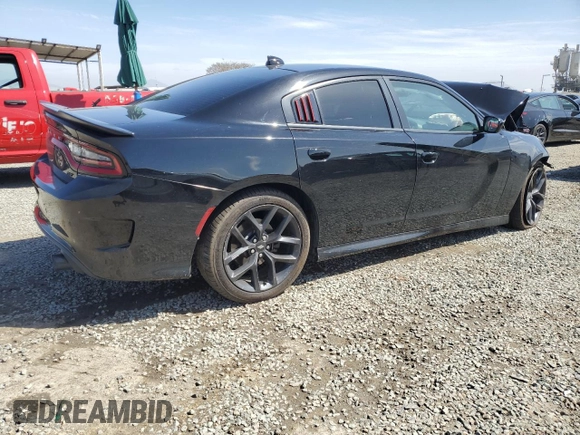 2019 Dodge Charger GT with VIN 2C3CDXHG6KH681814, listed as a Copart auction lot 49505025 with 64,514 mi miles and Salvage Title. Bid and sale history available at DreamBid. Image 3.