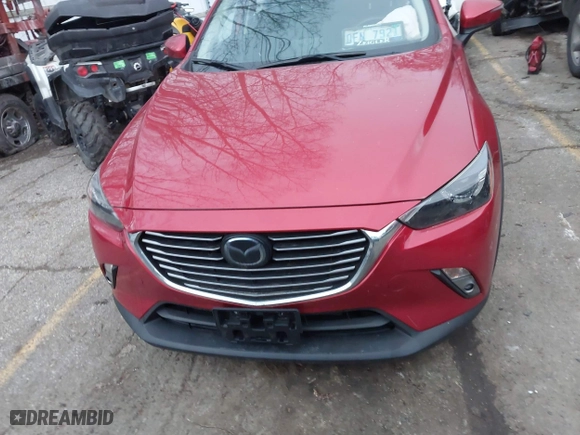 2018 Mazda CX-3 Grand Touring with VIN JM1DKFD75J0305565, listed as a IAAI auction lot 41135957 with 26,810 mi miles. Bid and sale history available at carsss.com. Image 12.