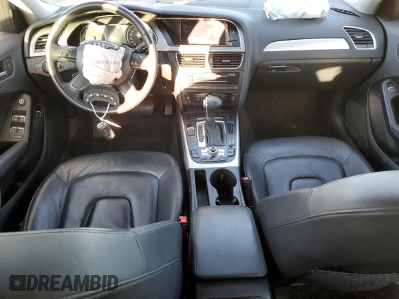 2014 Audi A4 Premium with VIN WAUAFAFL4EN030507, listed as a Copart auction lot 83457514 with 0 mi miles and Salvage Title. Bid and sale history available at carsss.com. Image 8.