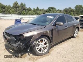 2013 Nissan Maxima SV with VIN 1N4AA5AP5DC821857, listed as a Copart auction lot 60243375 with 107,998 mi miles and Salvage title. Bid and sale history available at DreamBid. Image 1.