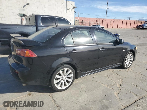 2009 Mitsubishi Lancer GTS with VIN JA3AU86W29U023920, listed as a Copart auction lot 78109264 with 188,073 mi miles and Clean Title. Bid and sale history available at DreamBid. Image 3.