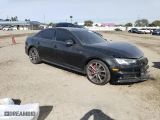 2018 Audi S4 Prestige with VIN WAUC4AF47JA003312, listed as a Copart auction lot 81966114 with 83,347 mi miles and Salvage Title. Bid and sale history available at carsss.com. Image 4.