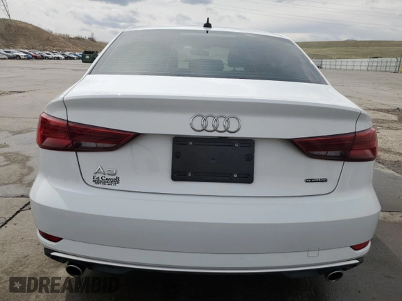 2019 Audi A3 Sedan Premium with VIN WAUBEGFF6K1017068, listed as a Copart auction lot 50922165 with 78,375 mi miles and Salvage Title. Bid and sale history available at carsss.com. Image 6.