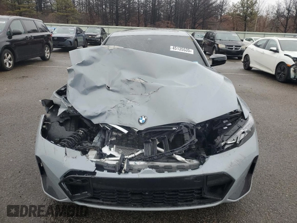 2024 BMW 3 Series M340i xDrive with VIN 3MW49FF06R8E80028, listed as a Copart auction lot 45135535 with 3,575 mi miles and Salvage Title. Bid and sale history available at carsss.com. Image 5.