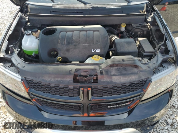 2017 Dodge Journey Crossroad Plus with VIN 3C4PDCGG5HT537047, listed as a Copart auction lot 65603525 with 100,824 mi miles and Salvage title. Bid and sale history available at DreamBid. Image 12.