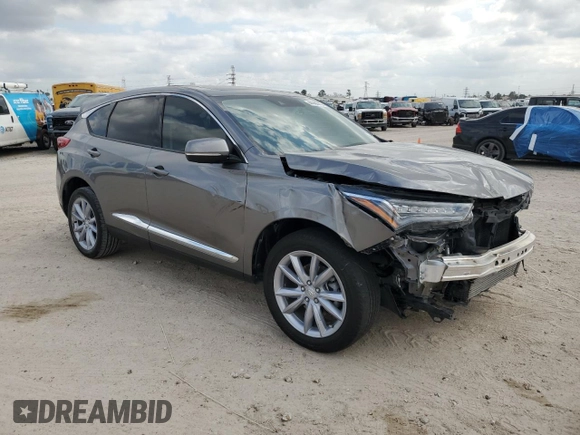 2024 Acura RDX with VIN 5J8TC2H31RL004537, listed as a Copart auction lot 44390745 with 11,281 mi miles and Salvage title. Bid and sale history available at DreamBid. Image 4.