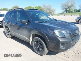 2024 Subaru Forester Wilderness with VIN JF2SKAJC3RH519044, listed as a IAAI auction lot 42138586 with 9,342 mi miles and . Bid and sale history available at DreamBid. Image 1.