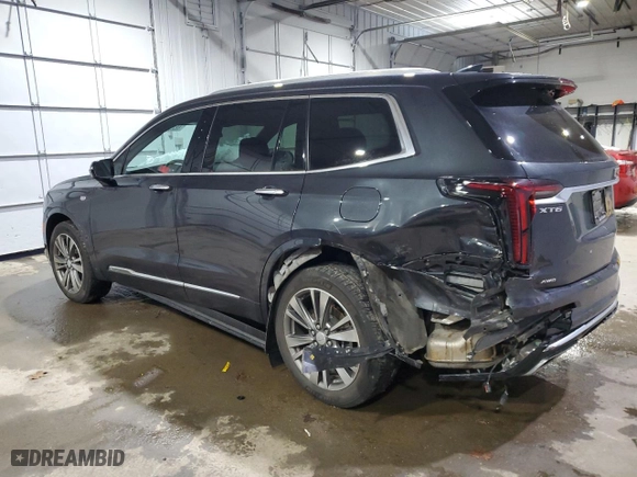 2021 Cadillac XT6 Premium Luxury with VIN 1GYKPDRS7MZ156645, listed as a Copart auction lot 88258825 with 38,733 mi miles and Salvage Title. Bid and sale history available at carsss.com. Image 2.
