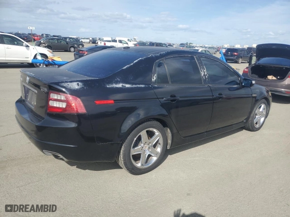 2008 Acura TL with VIN 19UUA66278A020845, listed as a Copart auction lot 51162605 with 194,943 mi miles and Clean Title. Bid and sale history available at carsss.com. Image 3.