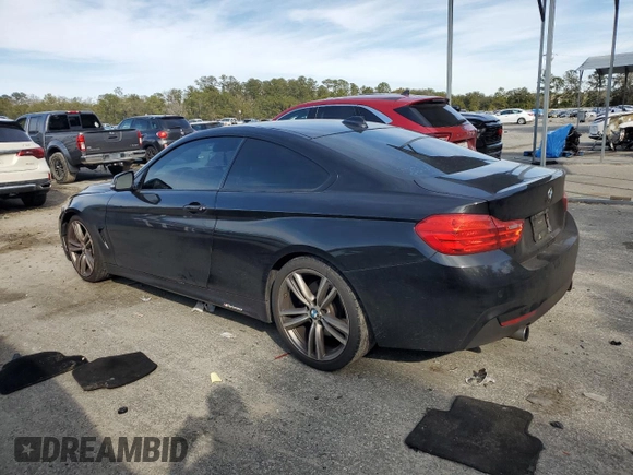 2015 BMW 4 Series 435i with VIN WBA3R1C59FK193517, listed as a Copart auction lot 88938695 with 166,102 mi miles and Salvage Title. Bid and sale history available at DreamBid. Image 2.