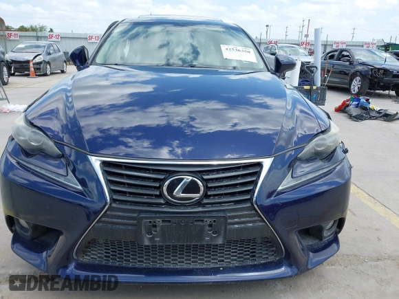2014 Lexus IS 350 with VIN JTHBE1D20E5004506, listed as a IAAI auction lot 42536350 with 129,545 mi miles and . Bid and sale history available at DreamBid. Image 13.