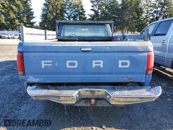 1991 Ford F-150 with VIN 1FTDF15Y4MLA81898, listed as a Copart auction lot 83707854 with 91,432 mi miles and Salvage Title. Bid and sale history available at carsss.com. Image 6.