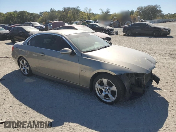 2008 BMW 3 Series 328i with VIN WBAWR33558P151344, listed as a Copart auction lot 48208555 with 54,921 mi miles and Salvage Title. Bid and sale history available at carsss.com. Image 4.