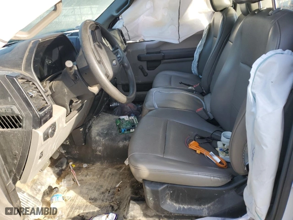 2019 Ford F-150 XL with VIN 1FTMF1CB2KKF30755, listed as a Copart auction lot 42706415 with 0 mi miles and Salvage Title. Bid and sale history available at carsss.com. Image 7.