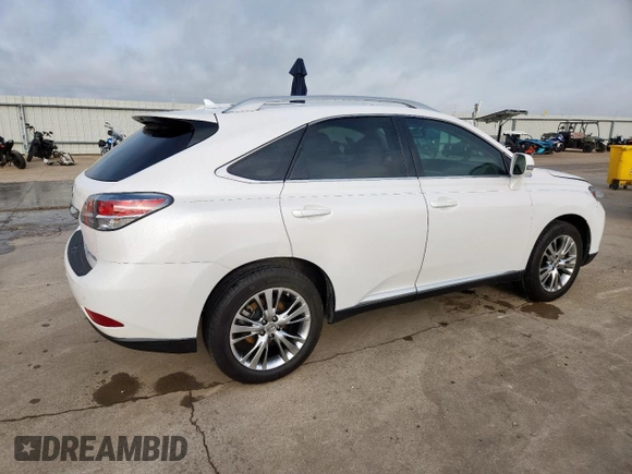 2013 Lexus RX 350 with VIN 2T2ZK1BA2DC102730, listed as a Copart auction lot 63911675 with 105,347 mi miles and Salvage title. Bid and sale history available at DreamBid. Image 3.