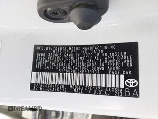2019 Toyota Corolla L with VIN 5YFBURHE3KP919131, listed as a IAAI auction lot 41695163 with 114,532 mi miles and . Bid and sale history available at DreamBid. Image 9.