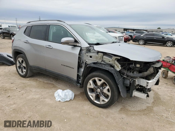 2021 Jeep Compass Limited with VIN 3C4NJCCB8MT573416, listed as a Copart auction lot 45882555 with 77,491 mi miles and Clean title. Bid and sale history available at DreamBid. Image 4.