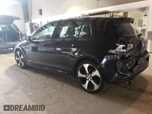 2017 Volkswagen Golf GTI S with VIN 3VW4T7AU7HM066201, listed as a Copart auction lot 44282864 with 52,248 mi miles. Bid and sale history available at carsss.com. Image 2.