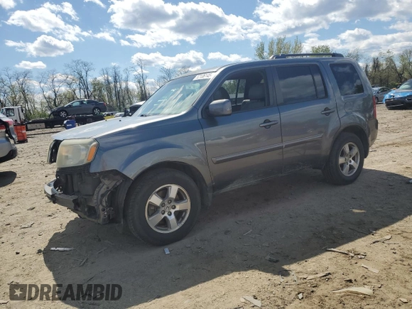 2011 Honda Pilot EX-L with VIN 5FNYF4H53BB036343, listed as a Copart auction lot 52136145 with 217,132 mi miles and Salvage Title. Bid and sale history available at carsss.com. Image 1.