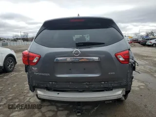 2020 Nissan Pathfinder S with VIN 5N1DR2AM8LC645000, listed as a Copart auction lot 50886815 with 61,605 mi miles and Salvage Title. Bid and sale history available at carsss.com. Image 6.