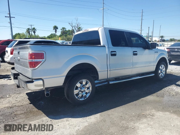 2012 Ford F-150 XL with VIN 1FTFW1CTXCFA17412, listed as a Copart auction lot 50525485 with 159,316 mi miles and Salvage Title. Bid and sale history available at carsss.com. Image 3.